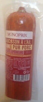 Monoprix Saucisson à l'ail packshot