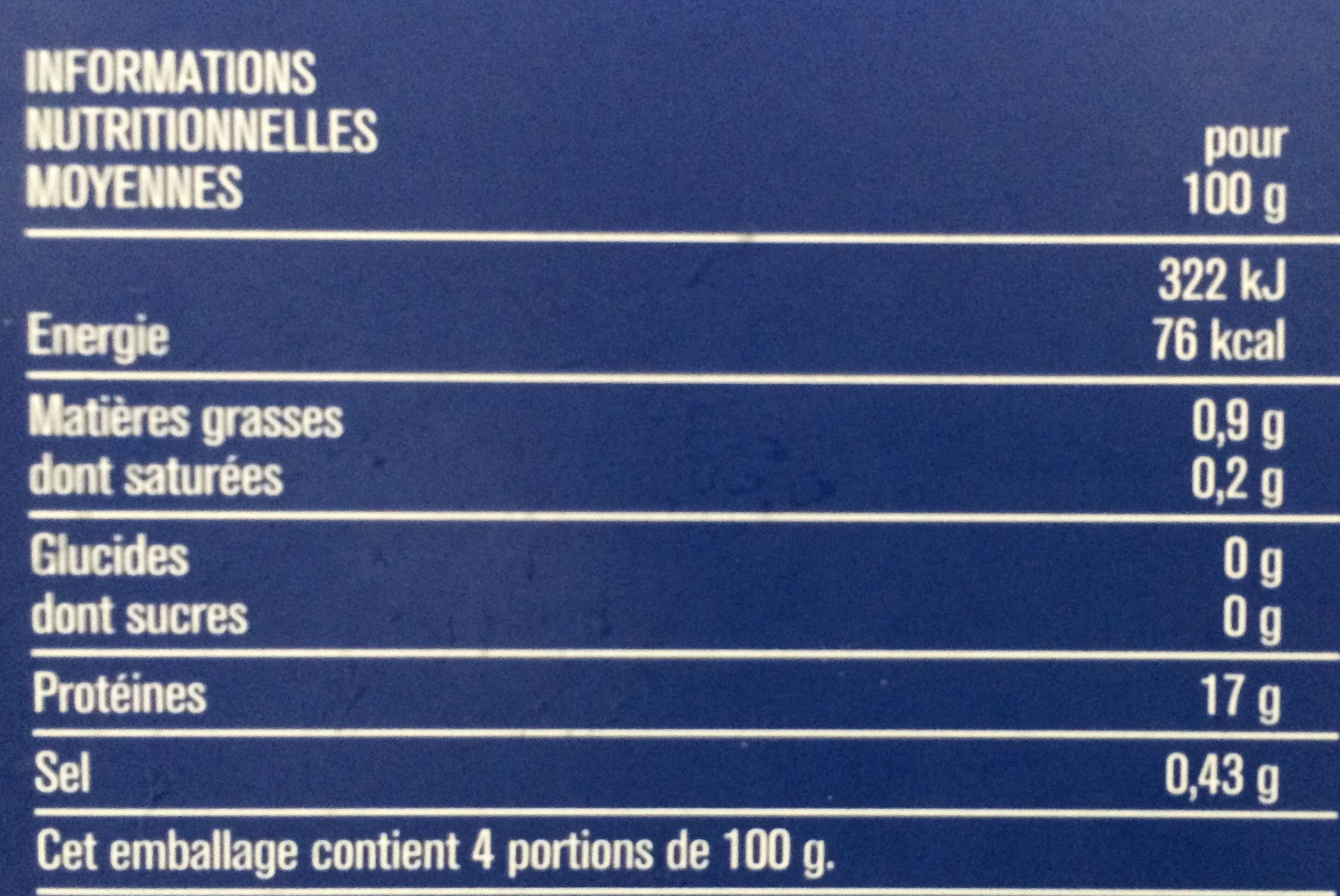 Monoprix Colin d'Alaska sans arêtes surgelés packshot