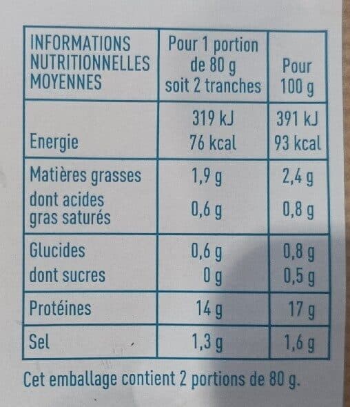 MONOPRIX BIO ! Jambon Supérieur Découenné Dégraissé packshot