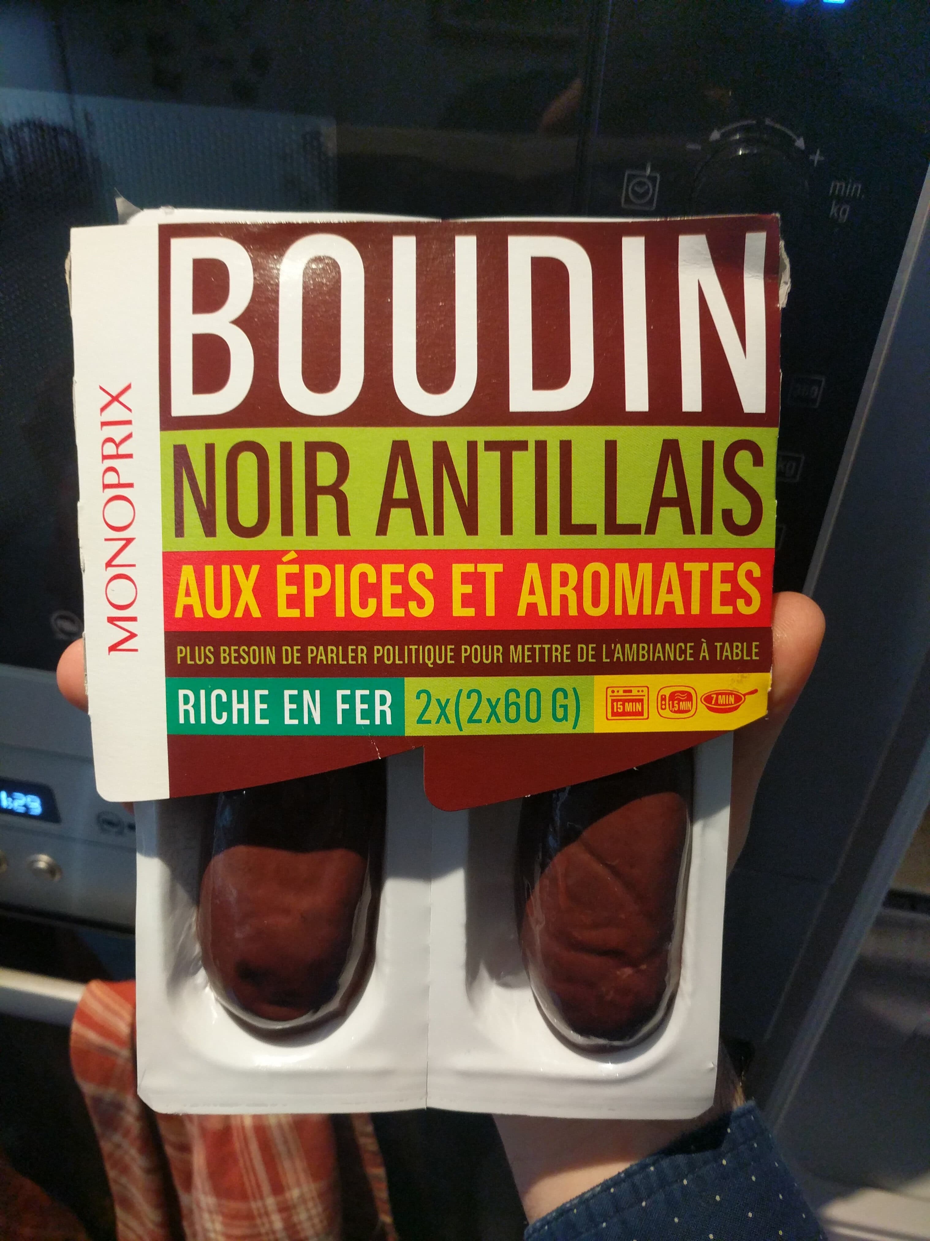 Monoprix Boudins noirs antillais packshot
