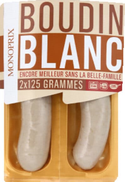 Monoprix Boudins blancs packshot