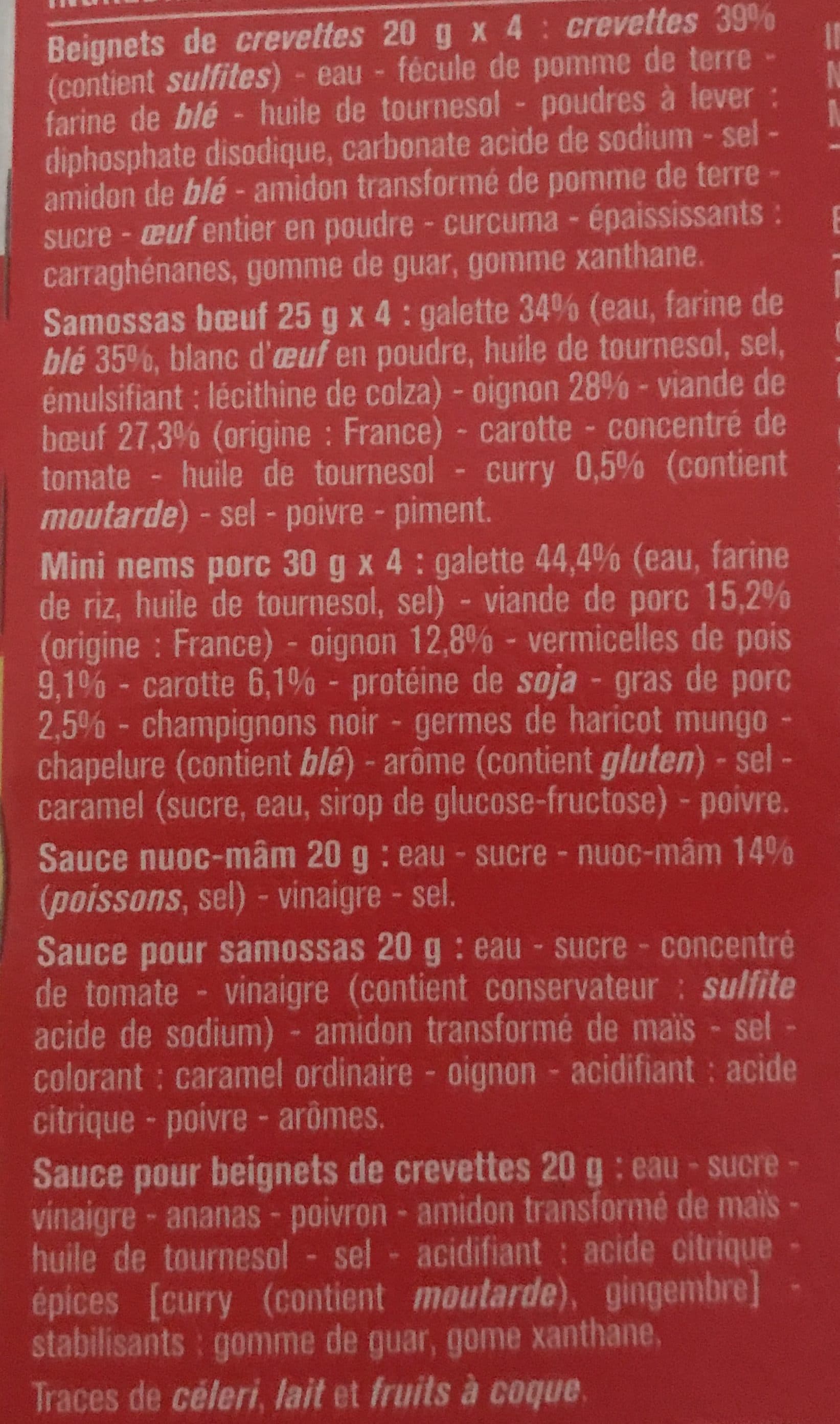 Monoprix Assortiment asiatique packshot