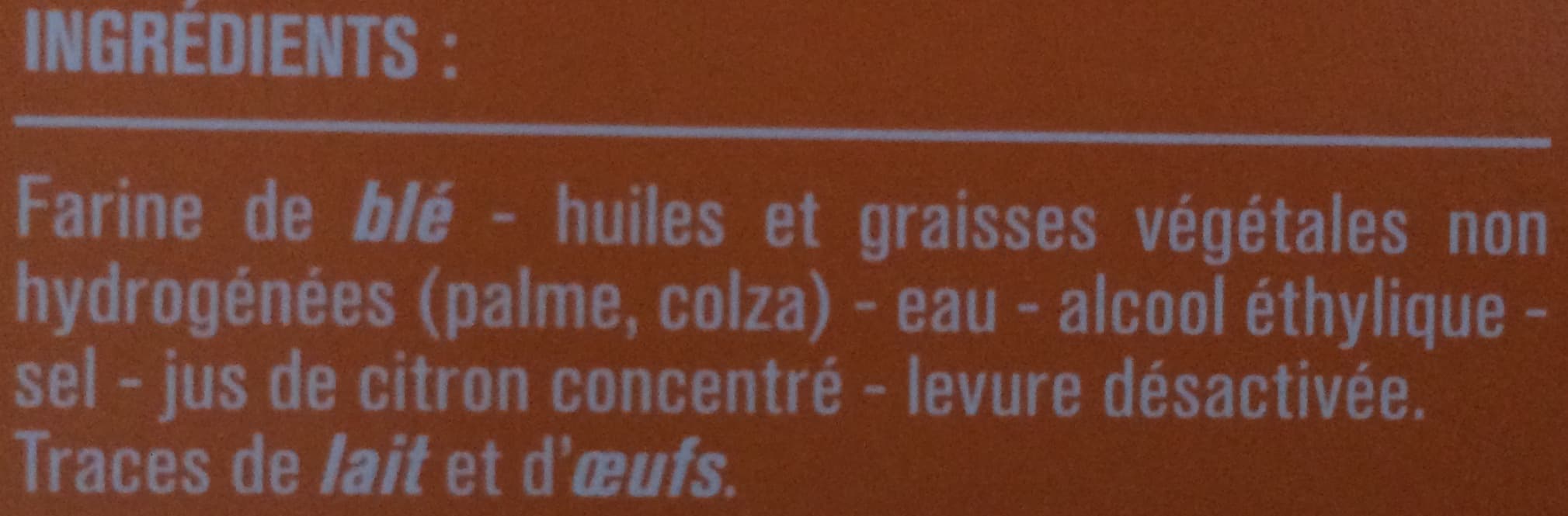 Monoprix Pâte brisée prête à dérouler packshot