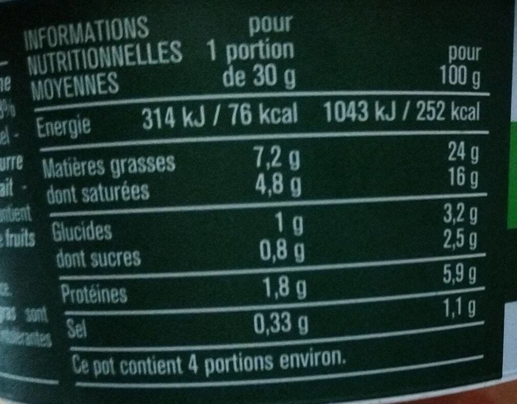 Monoprix Fromage à tartiner Ail & Fines Herbes packshot