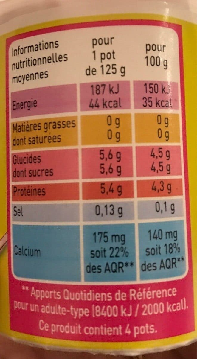 Monoprix Yaourt nature bio packshot