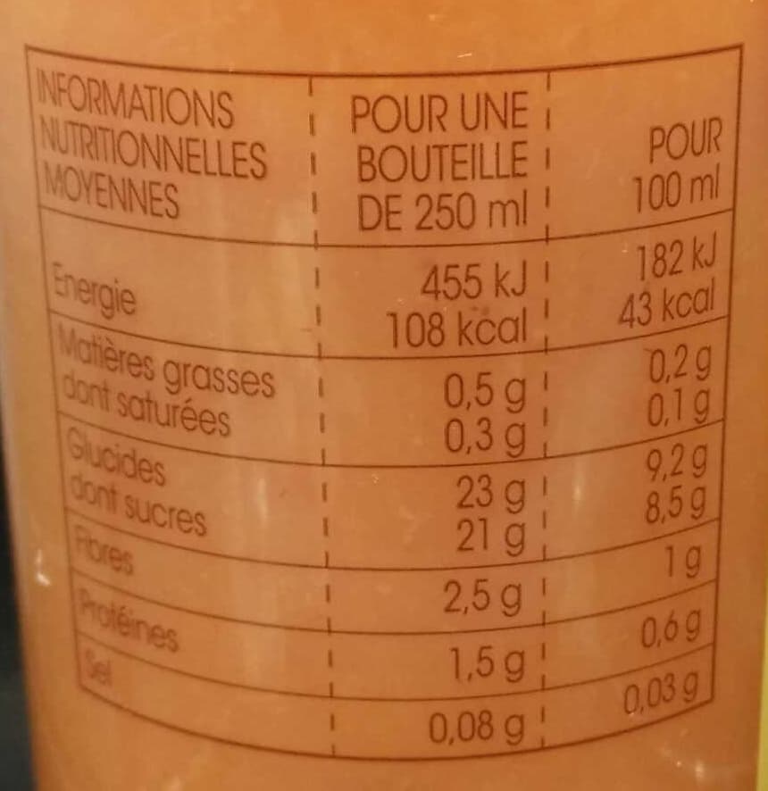 Monop' Daily Orange pur jus fraîchement pressé à la Fraise packshot