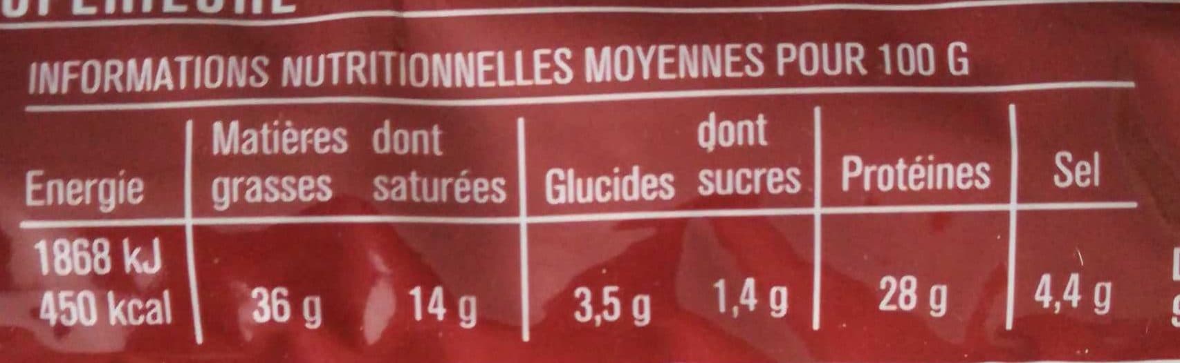 Monoprix Saucisse Sèche Qualité Supérieure packshot