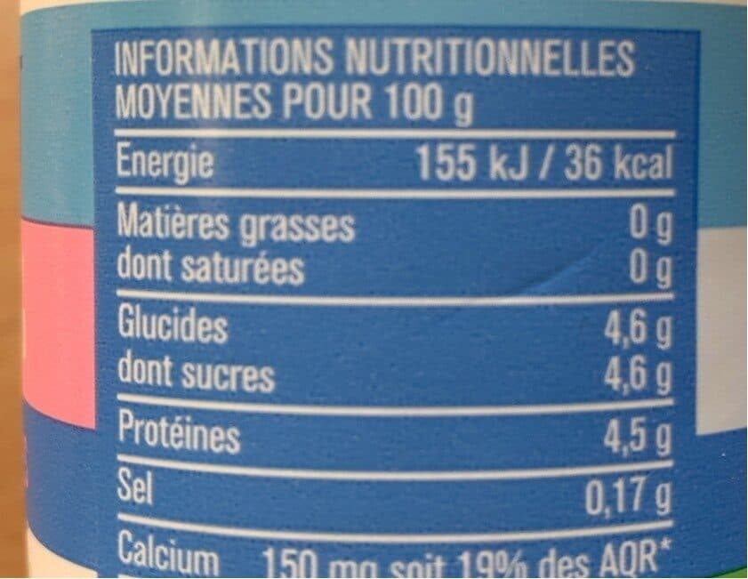 Monoprix Yaourts natures, 0% de mat. Gr. packshot