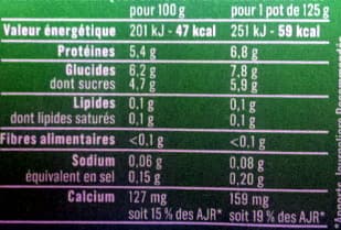 Monoprix Yaourts 0% brassés nature packshot