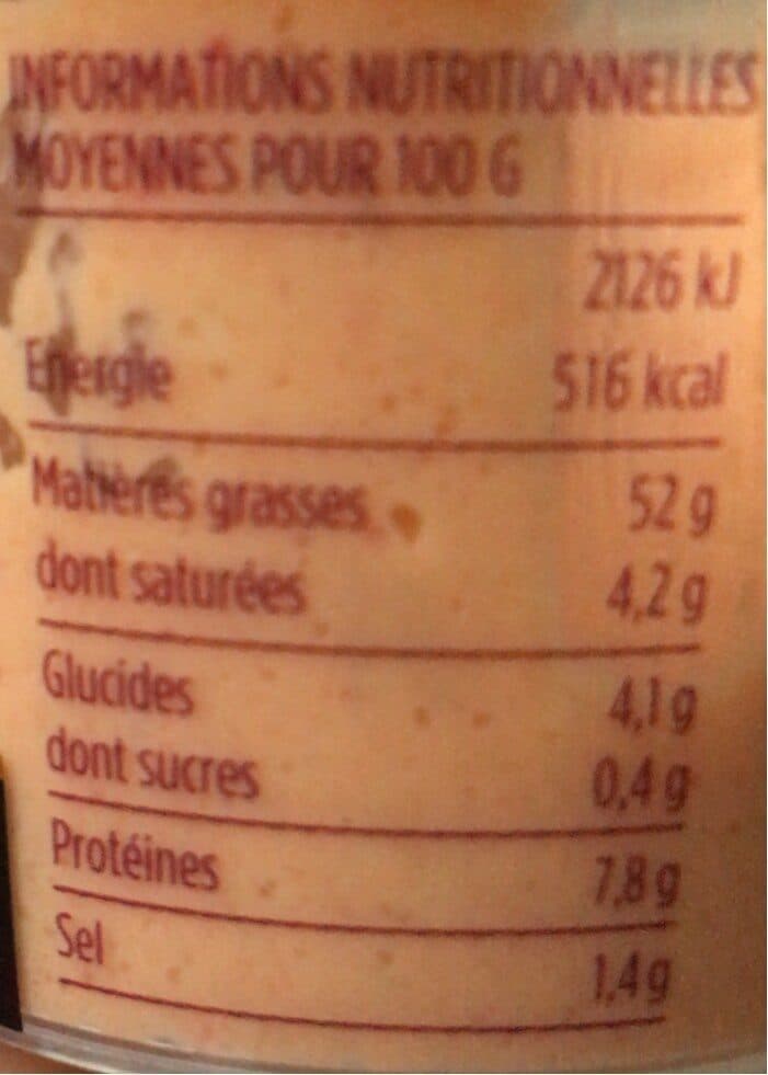 Monoprix Tarama au saumon fumé packshot