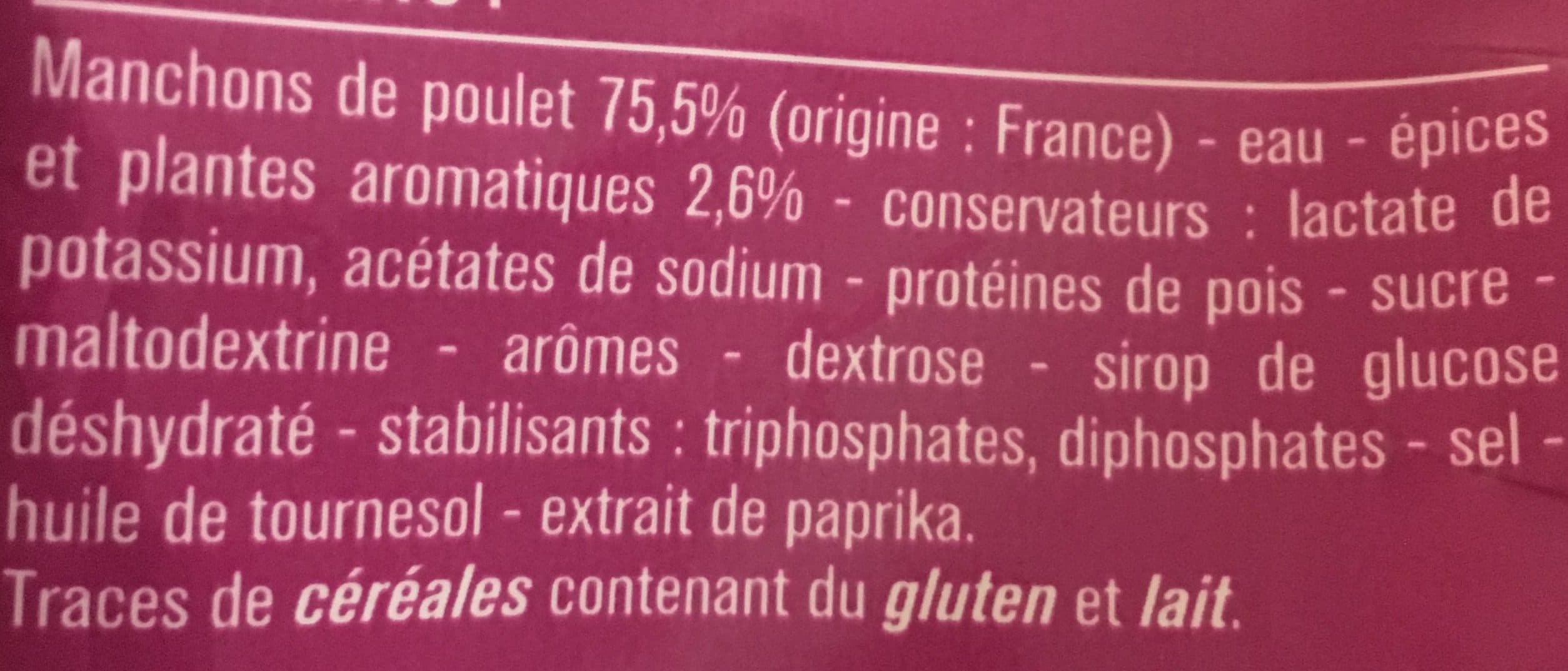 Monoprix Manchons de poulet à l’indienne packshot