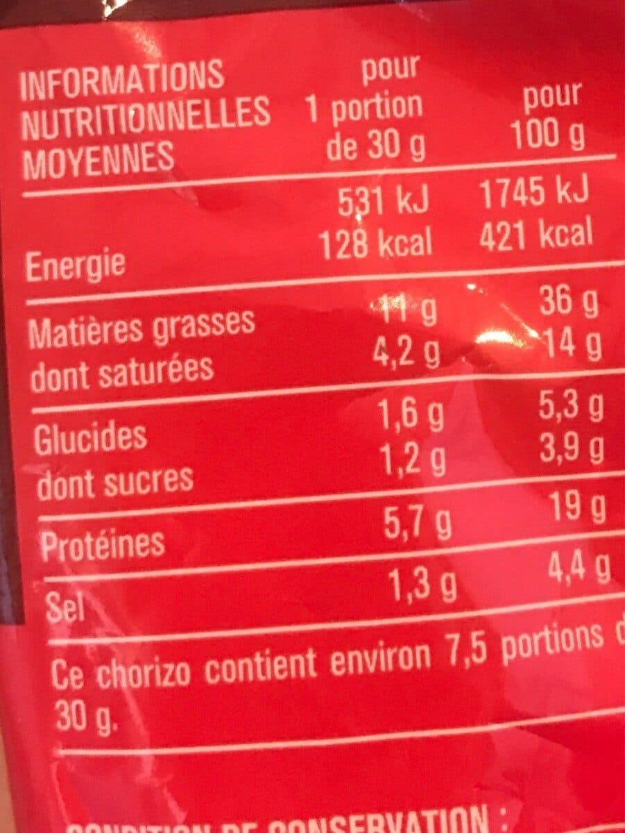 Monoprix Chorizo fort packshot
