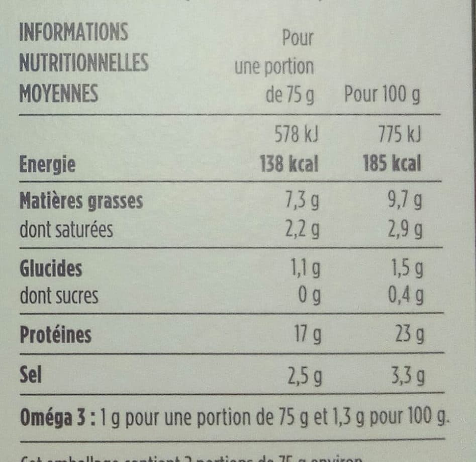 Monoprix Coeur de filet saumon fumé packshot