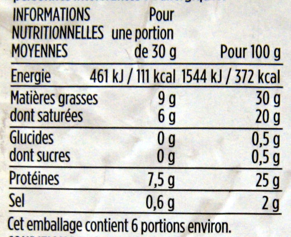 Groupe Casino Cantal Entre-Deux AOP au lait cru (30 % MG) packshot
