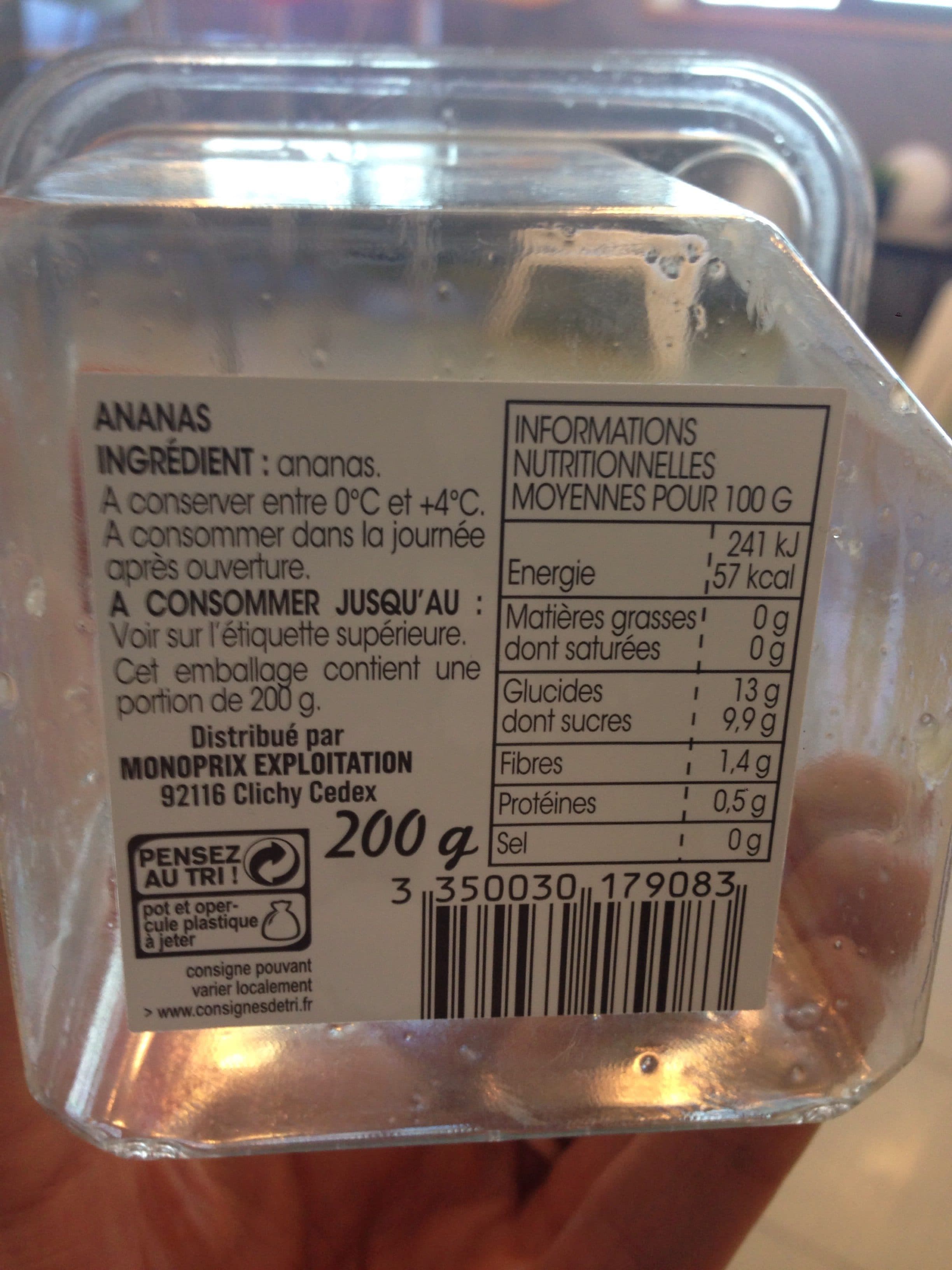 Dailymonop Ananas Cueilli A Maturité packshot