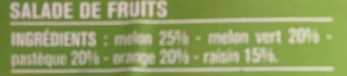Monoprix Salade de Fruits packshot