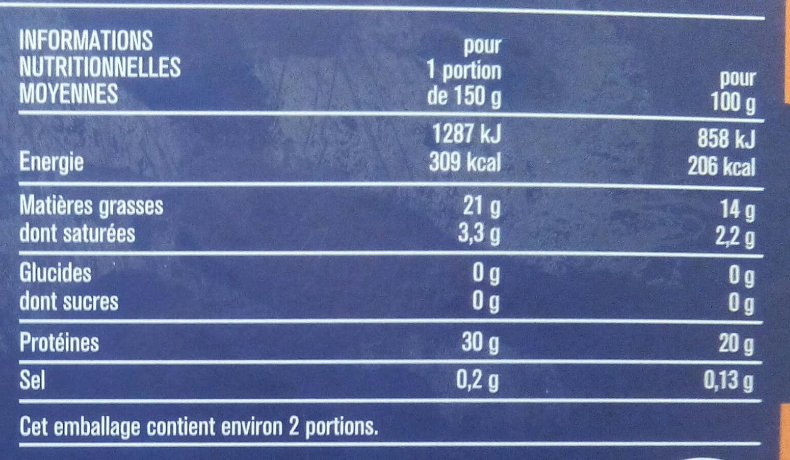 Monoprix Coeurs de filet de saumon, sans arêtes, surgelés packshot