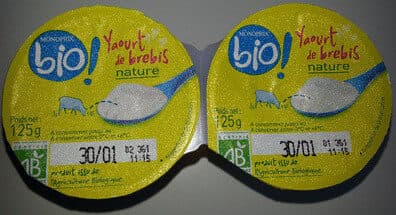 monoprix Yaourt de Brebis Bio packshot