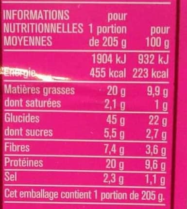 Monoprix Maxi Poulet Crudités sur pain de mie complet packshot