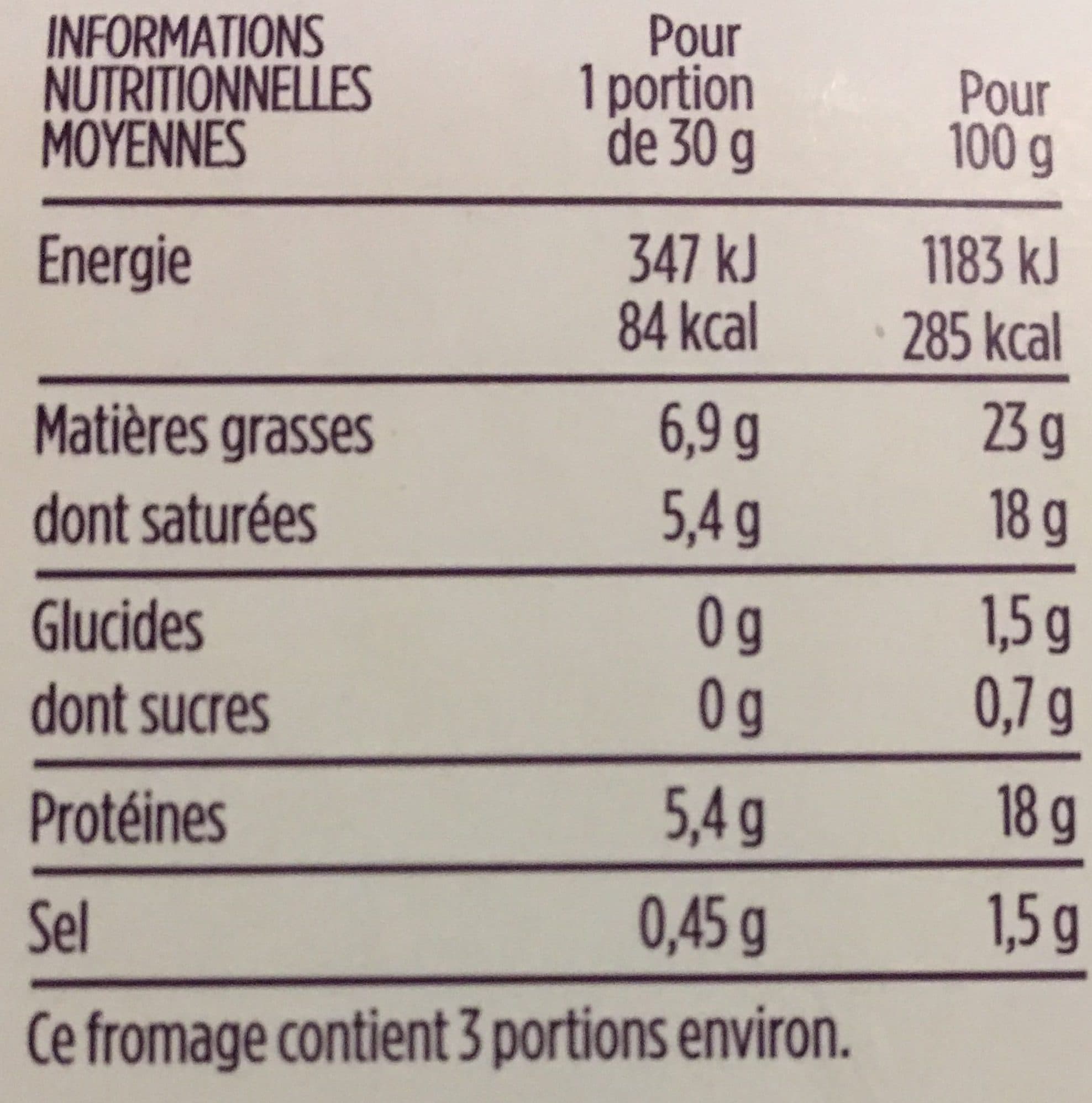 Monoprix Petit valençay, fromage de chèvre au lait cru packshot