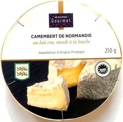 Monoprix Camembert de Normandie au lait cru packshot