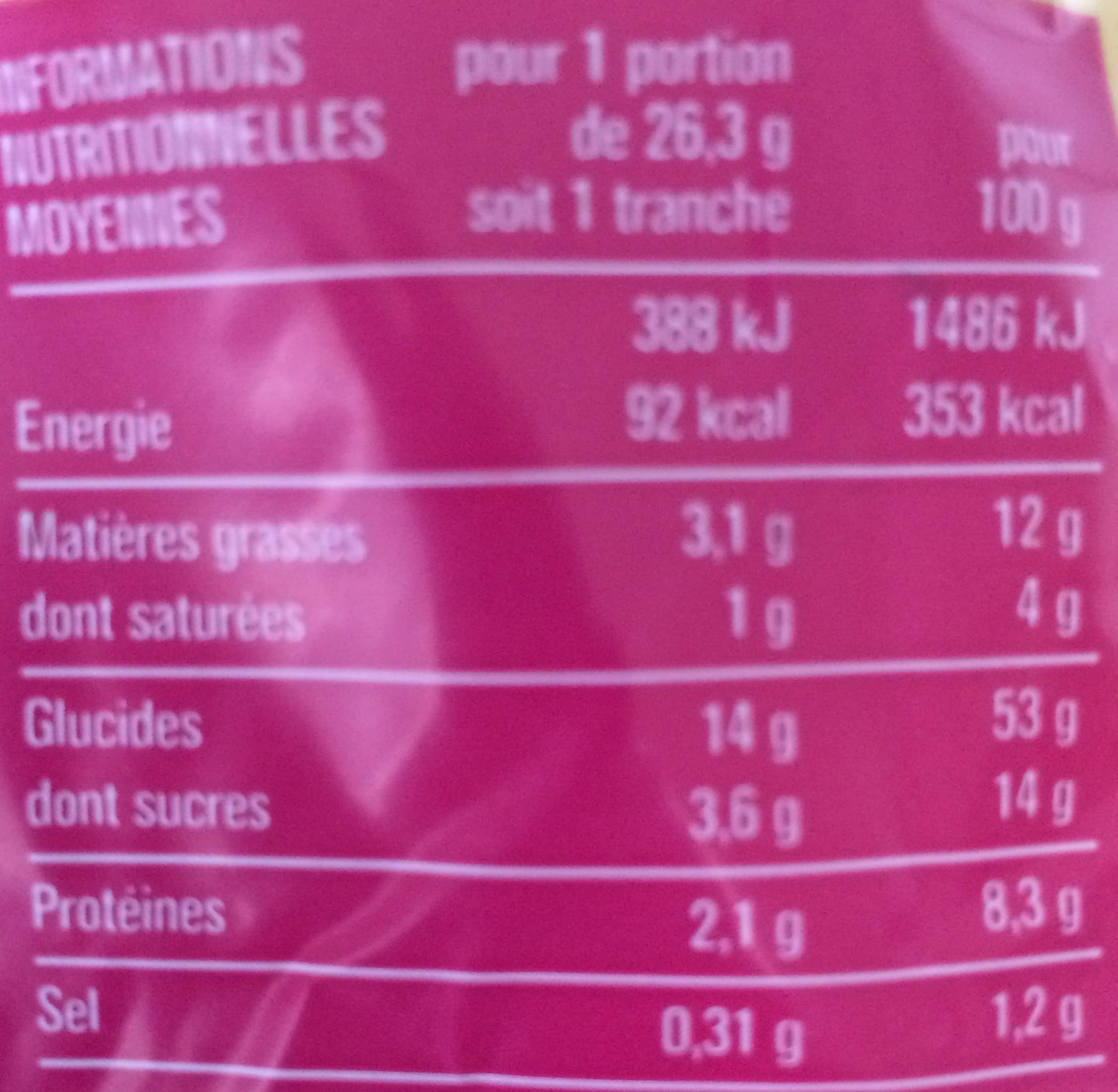 Brioche monop Brioche aux oeufs frais tranchée packshot