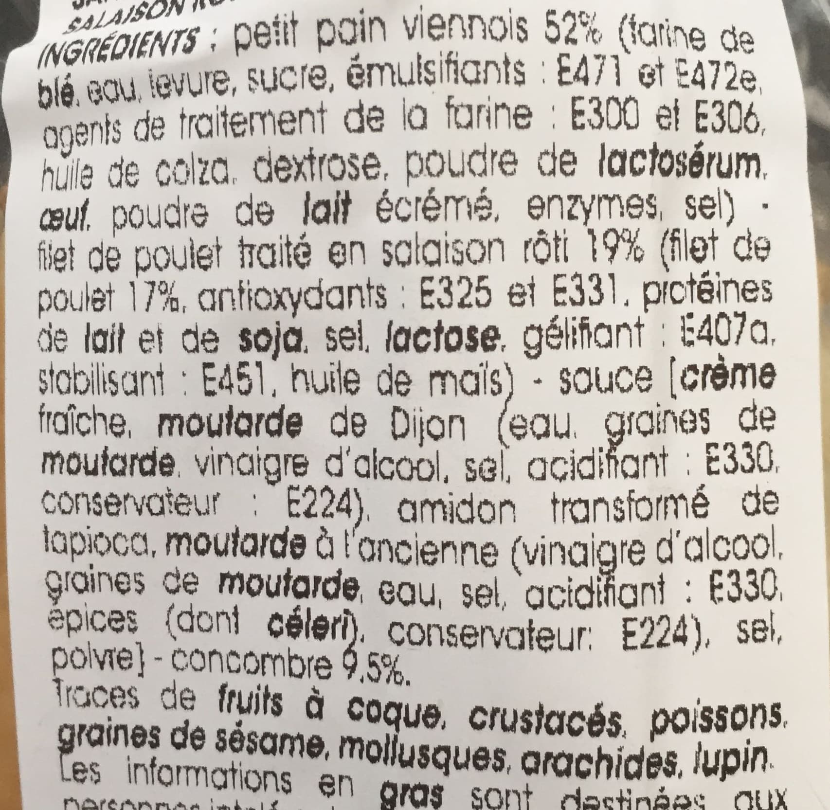 Monop'Daily Le Petit Viennois Poulet Rôti Concombre packshot