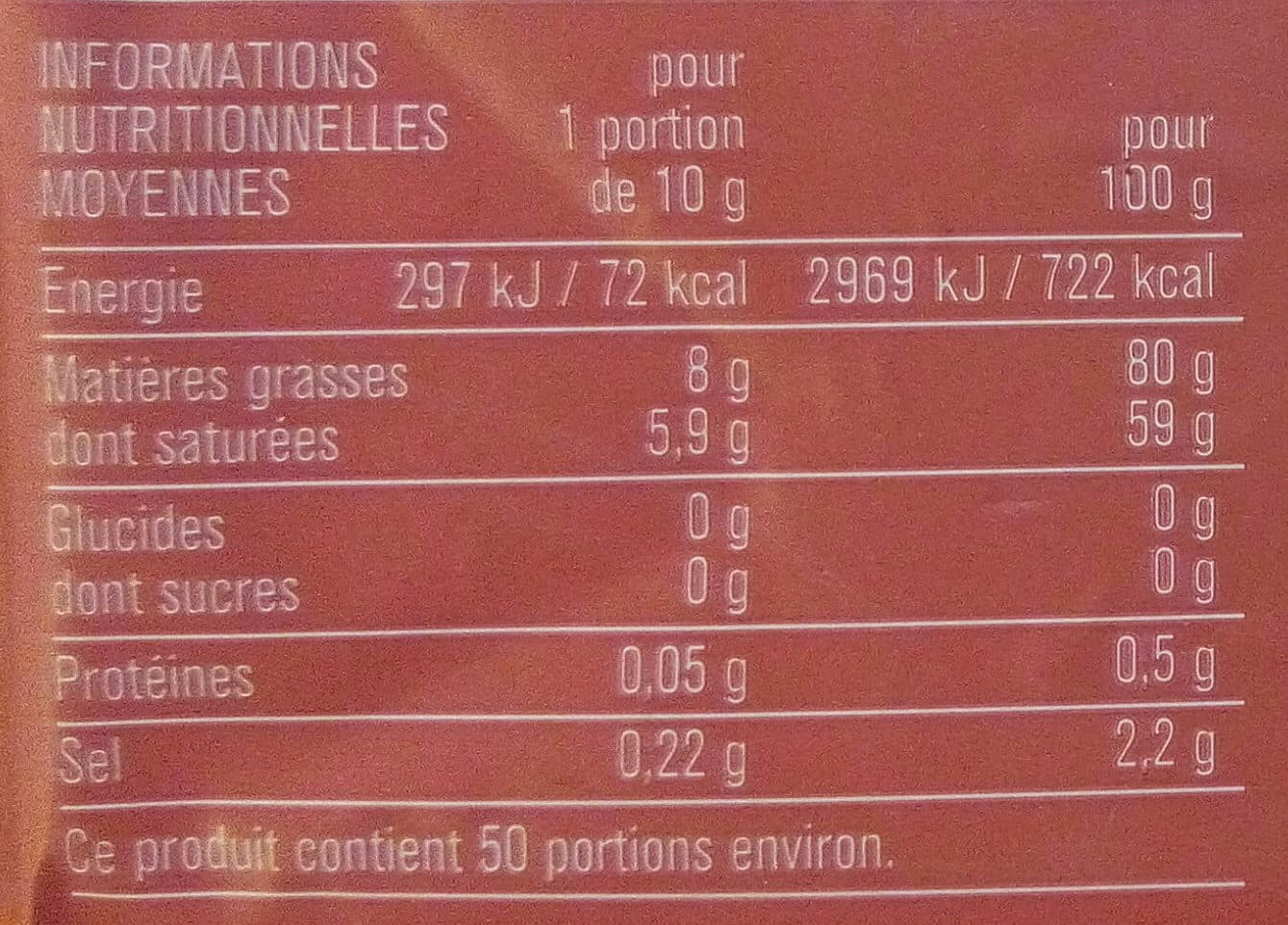 Monoprix Beurre moulé demi-sel packshot
