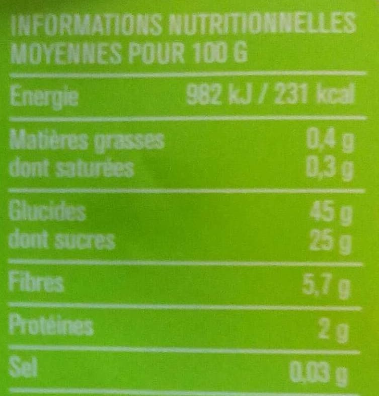 Monoprix Abricots dénoyautés moelleux packshot