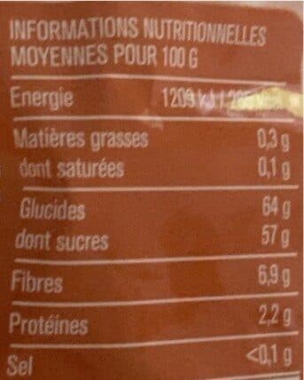 Monoprix Dattes Deglet Nour dénoyautées packshot