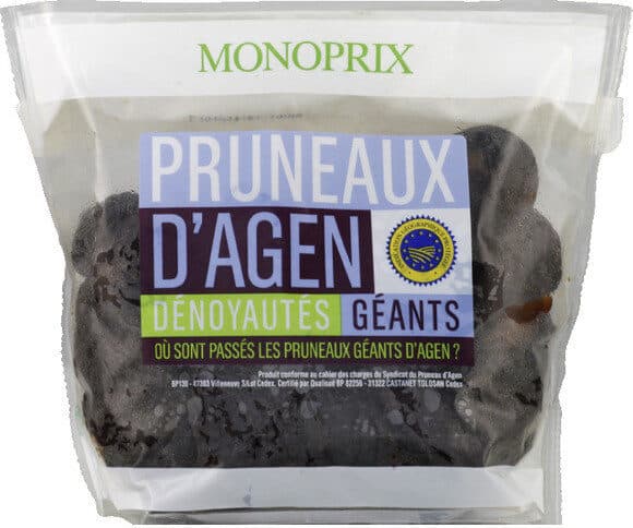 Monoprix Pruneaux d'Agen dénoyautés géants packshot