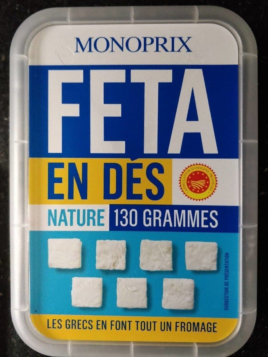 Monoprix Fêta en dés packshot