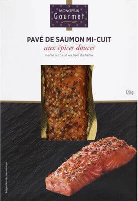 Monoprix Pavé de Saumon mi-cuit packshot