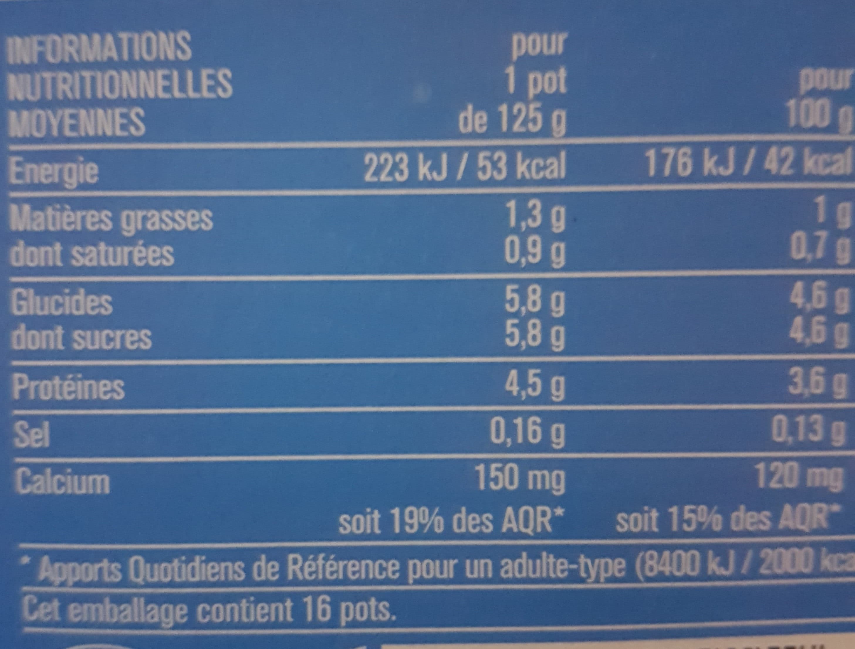 Monoprix Yaourts nature packshot