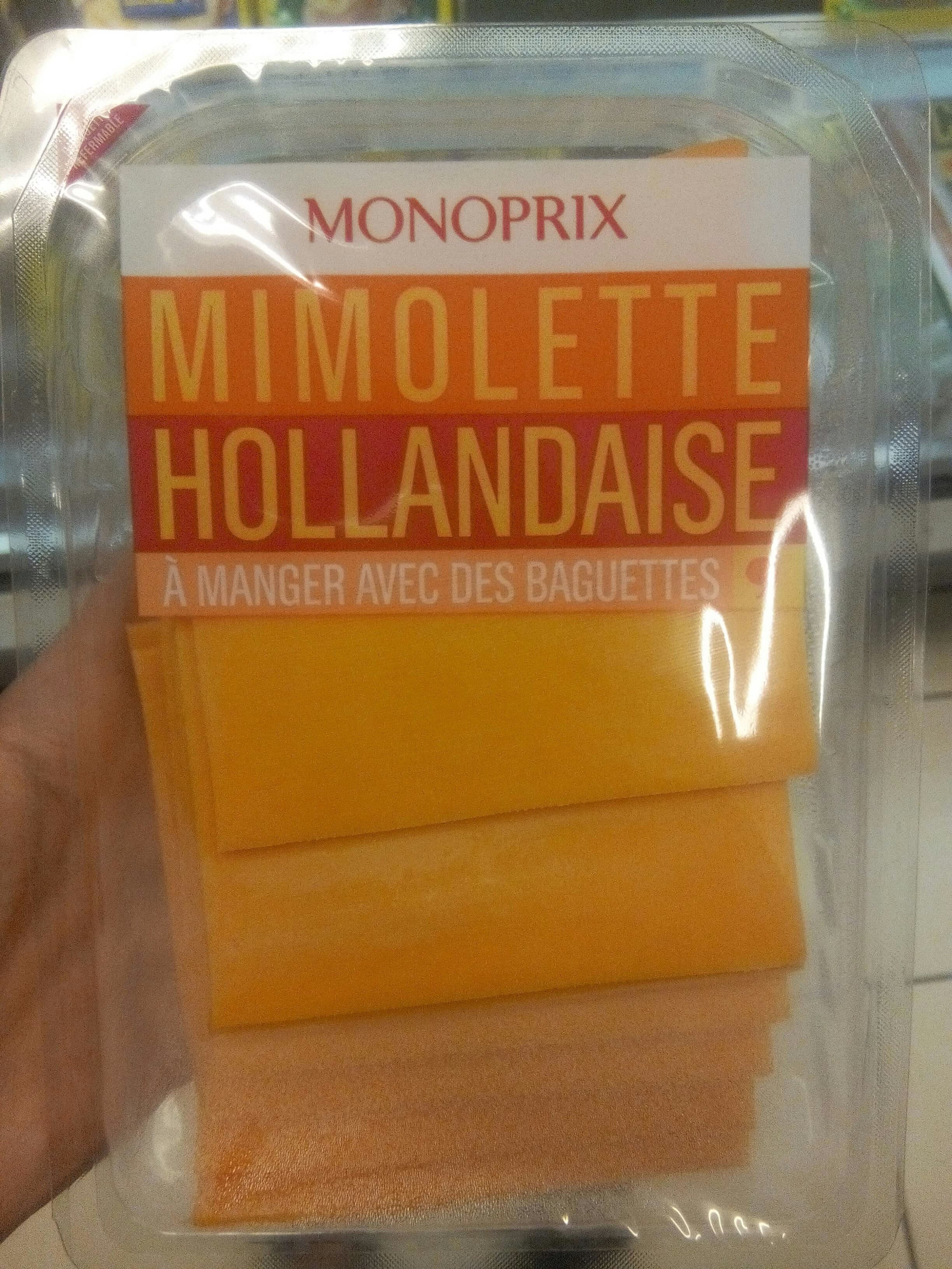 Monoprix Mimolette Hollandaise en tranches packshot