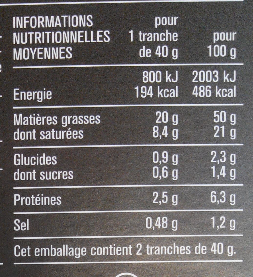 Monoprix Bloc de foie gras de canard 2 tranches packshot