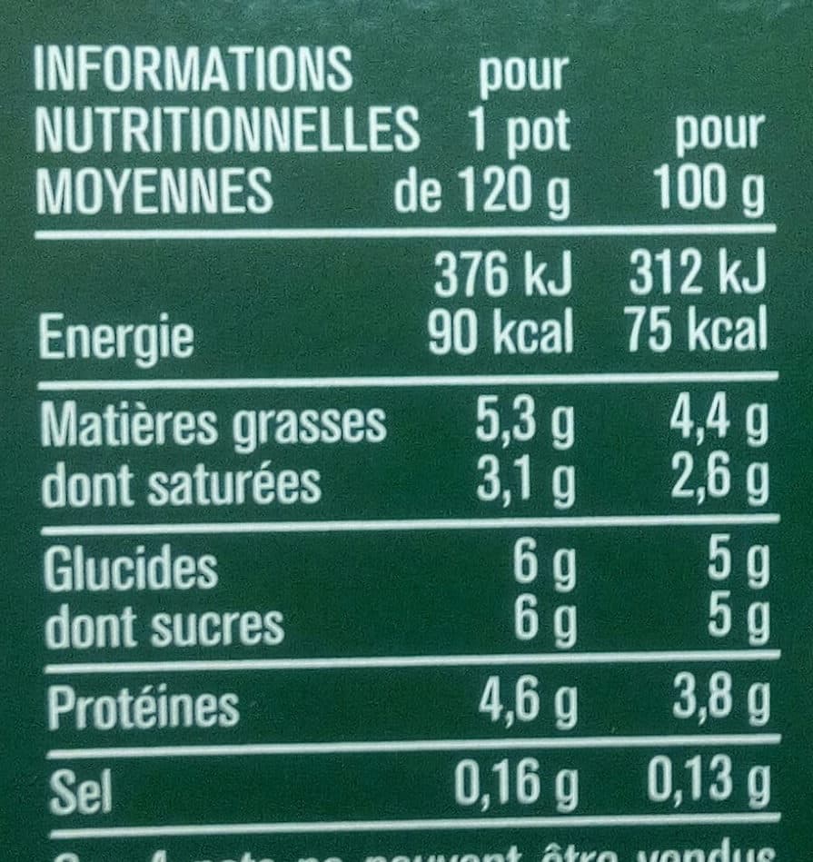 Monoprix Yaourts au lait de chèvre nature packshot