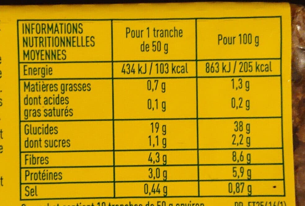 Monoprix Bio Vollkornbrot packshot