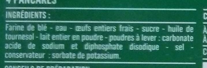 Monoprix 4 Pancakes packshot