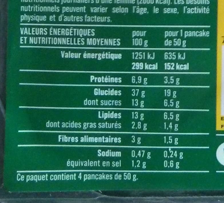 Monoprix 4 Pancakes packshot