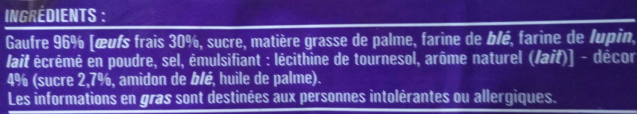 Monoprix 6 gaufres moelleuses aux oeufs frais packshot