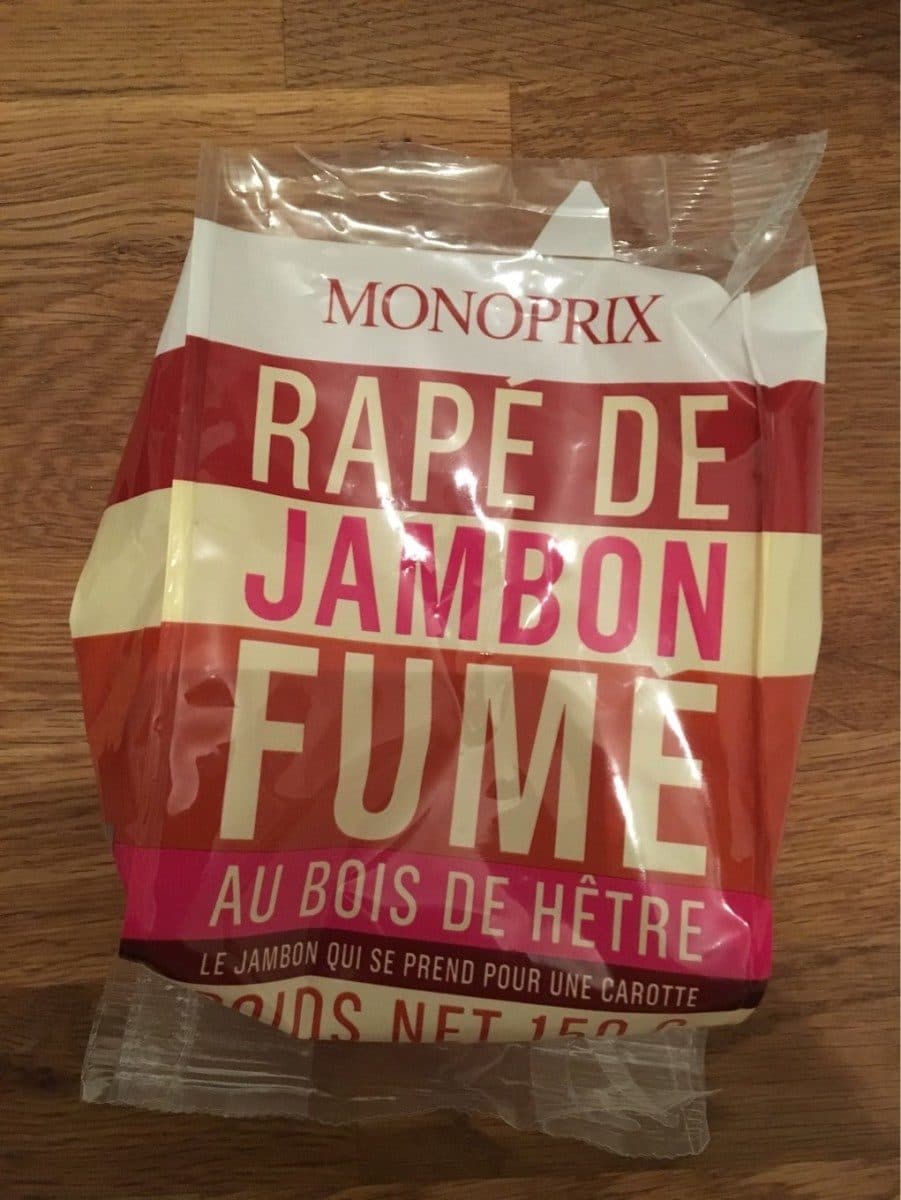 Monoprix Râpé de Jambon Fumé au Bois de Hêtre packshot