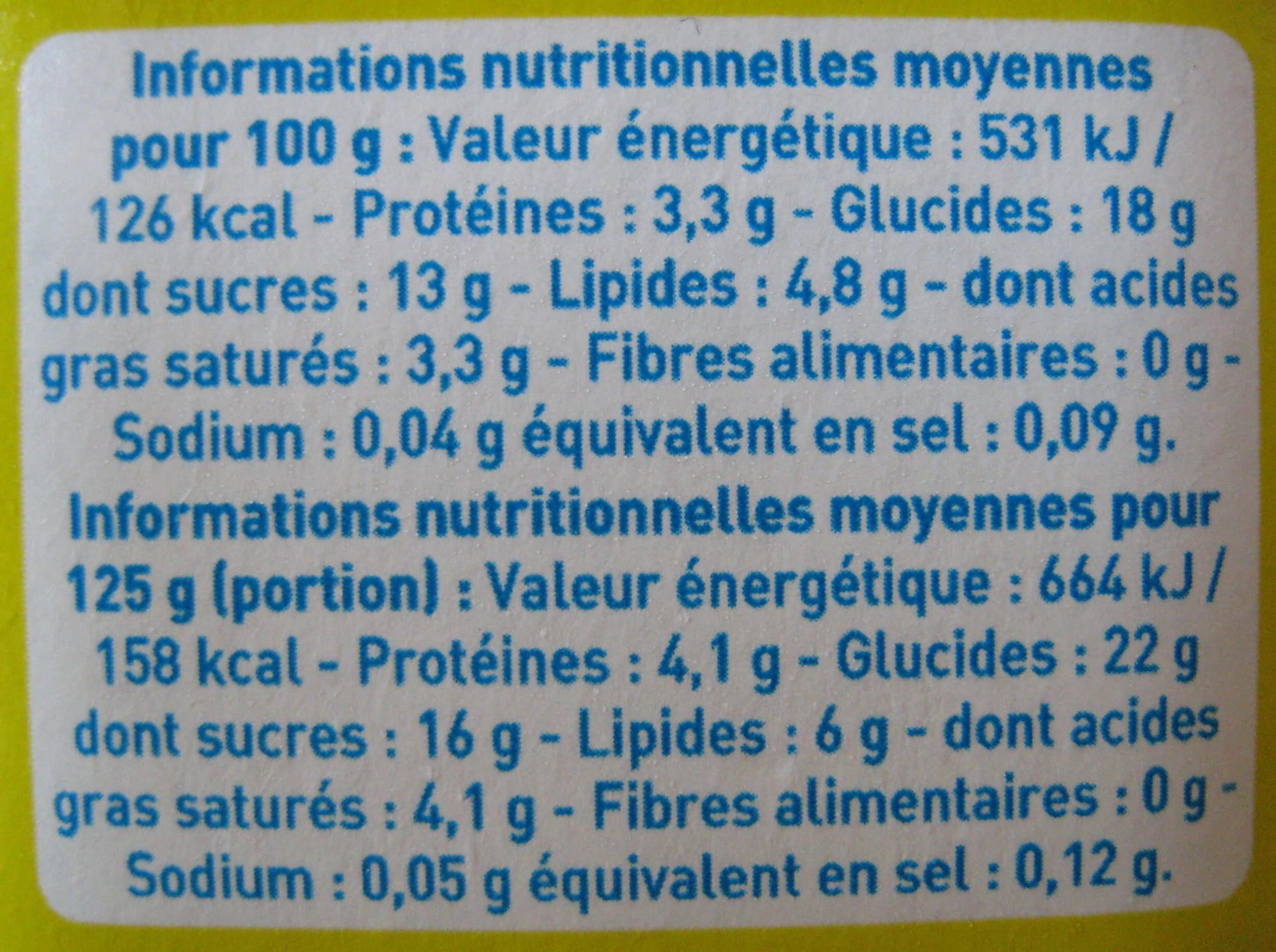 Monoprix Crème dessert au chocolat packshot