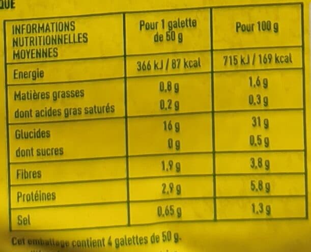 Bernard Jarroux Galettes de blé noir packshot
