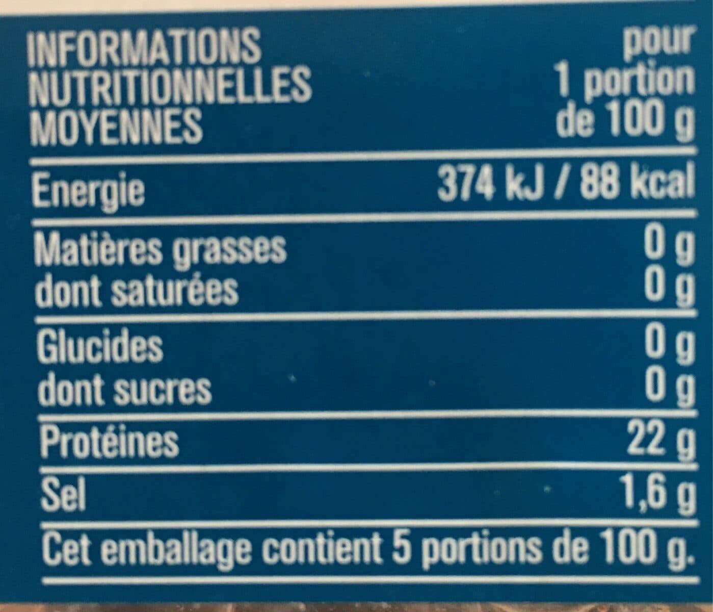 Monoprix Crevettes entieres packshot