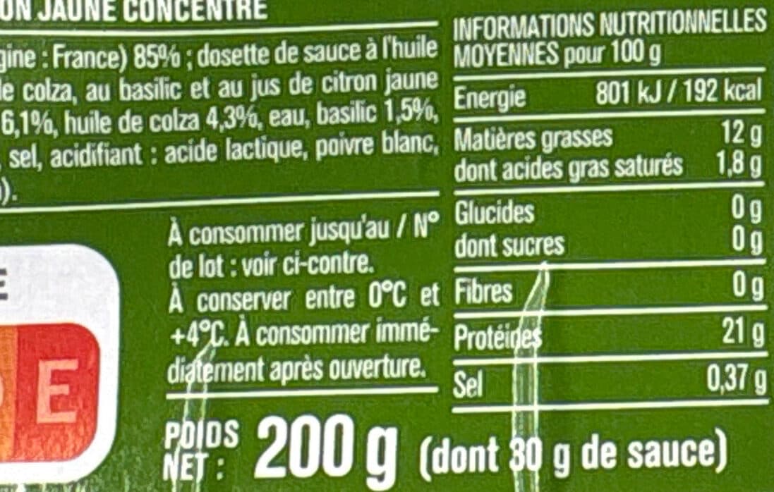 Monoprix Carpaccio pur boeuf packshot