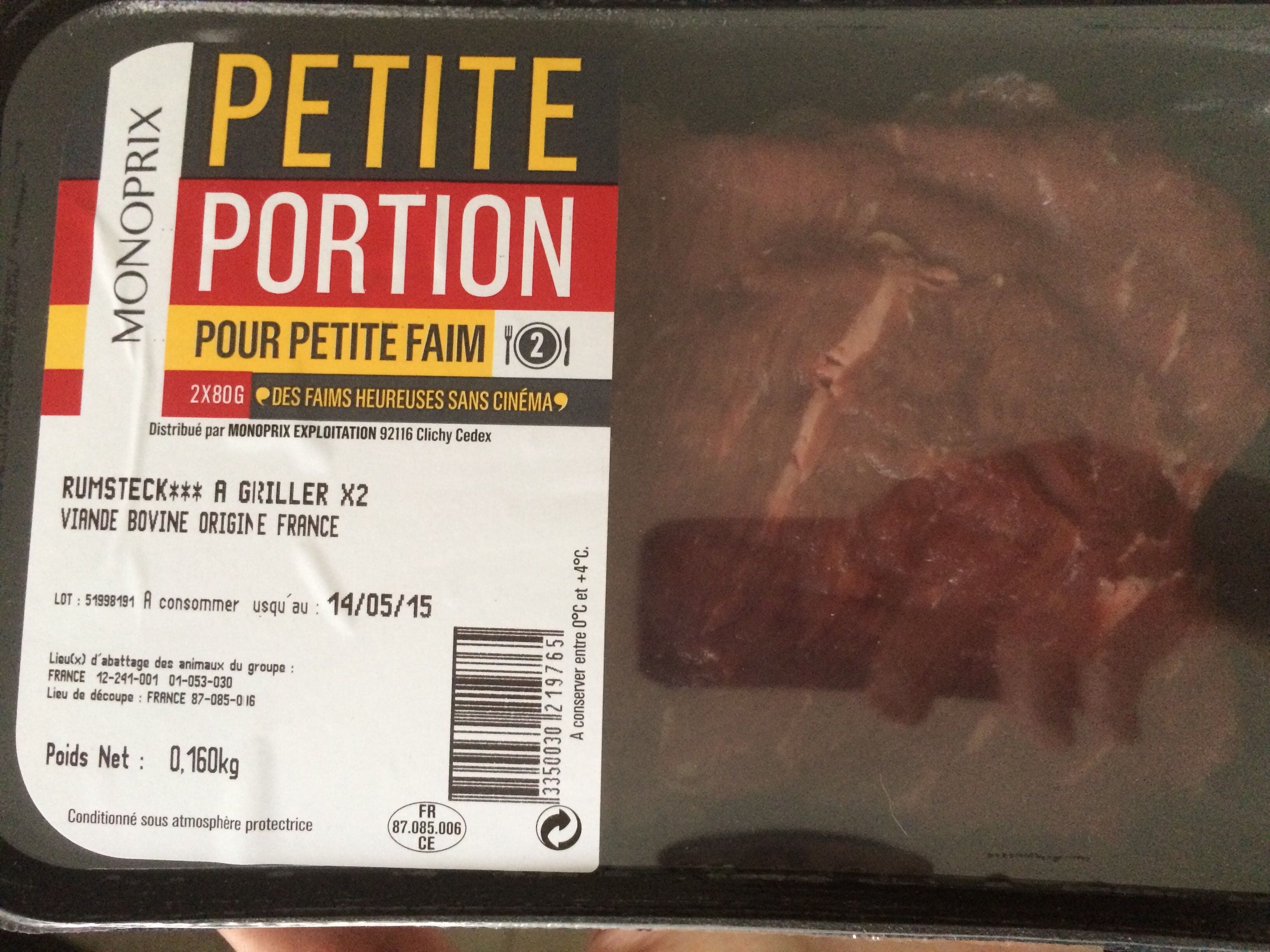 Monoprix Petite portion pour petite faim packshot