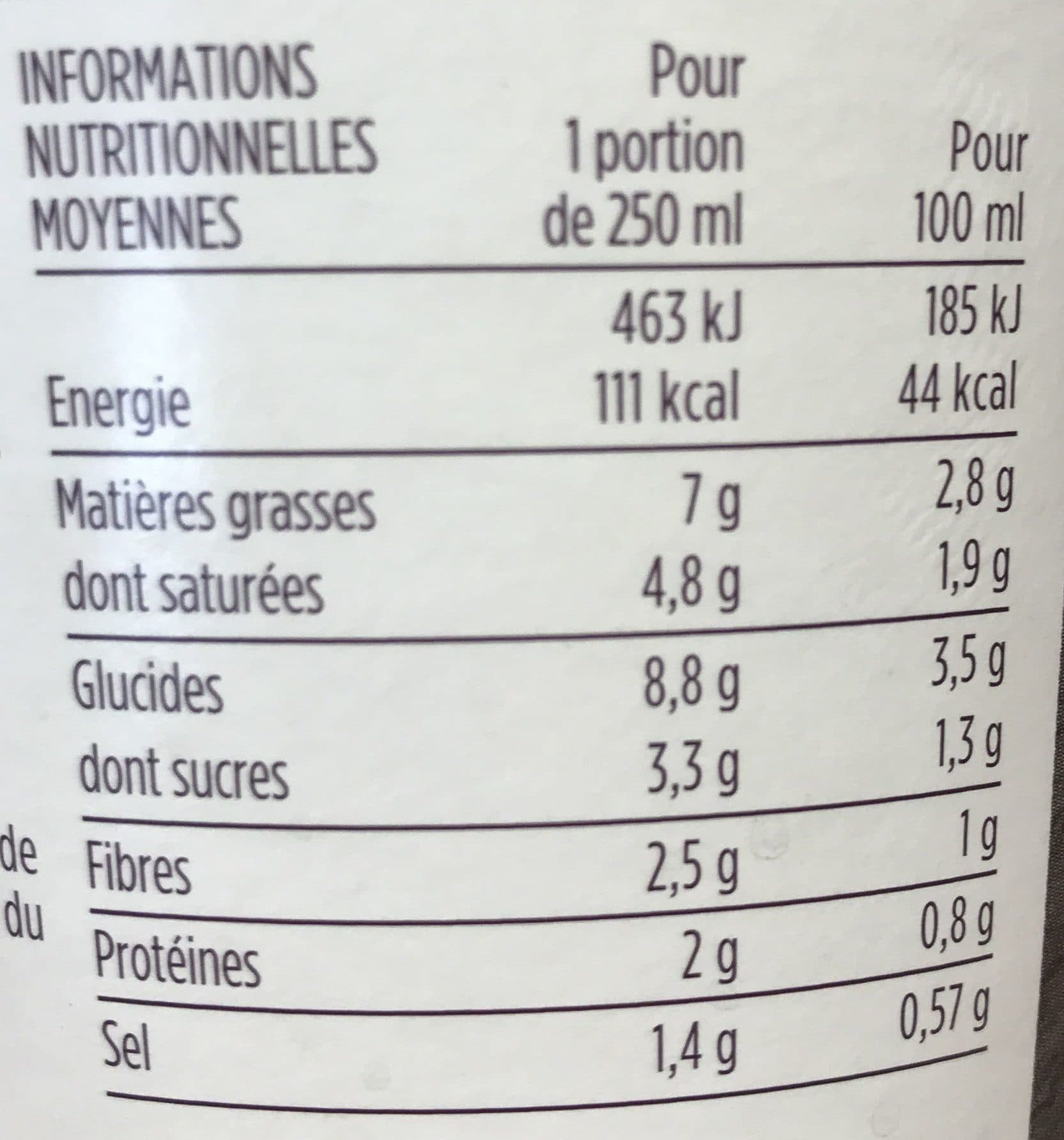 Monoprix Soupe de Carotte Jaune et Quinoa packshot