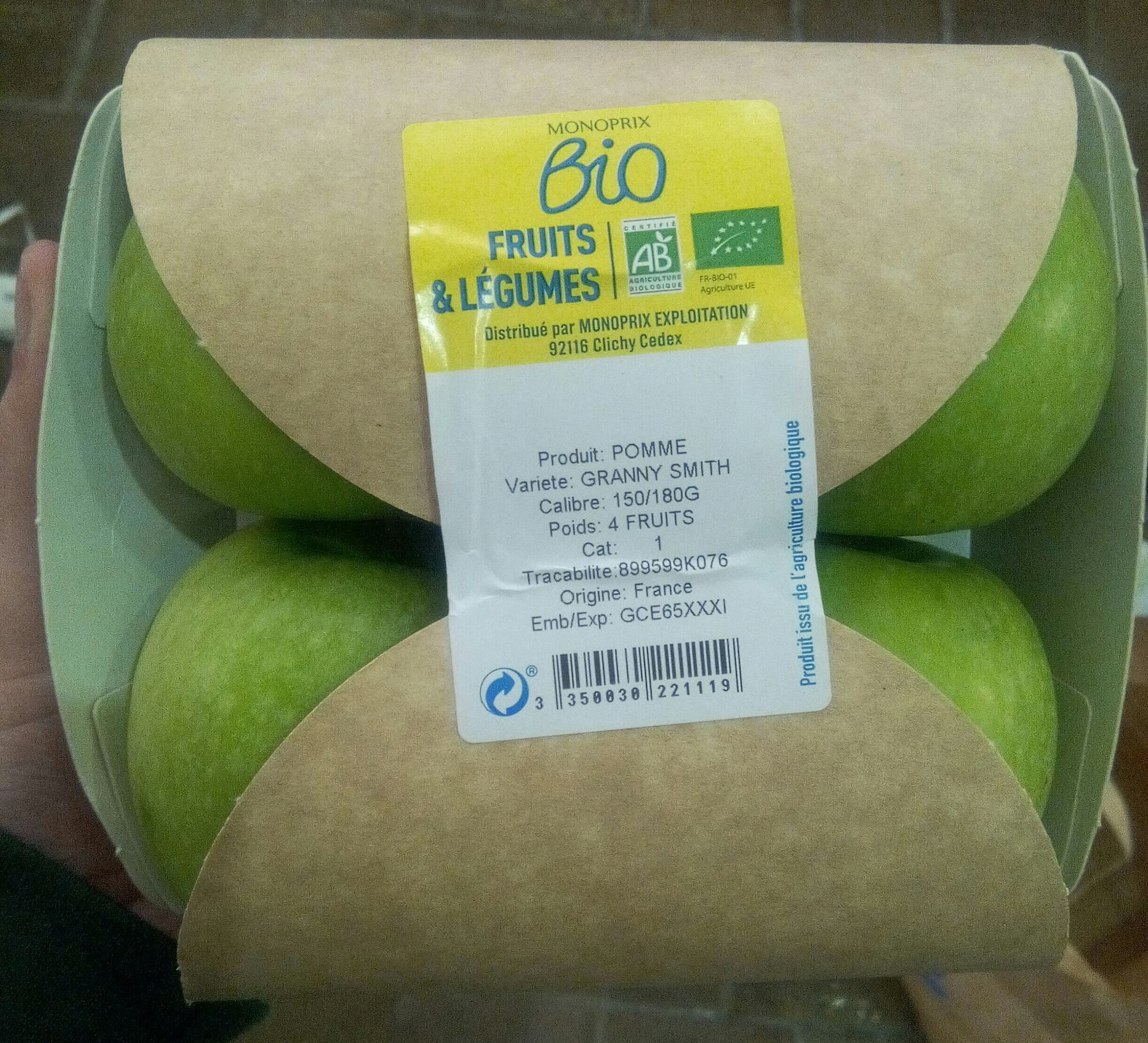 Monoprix Pomme granny packshot
