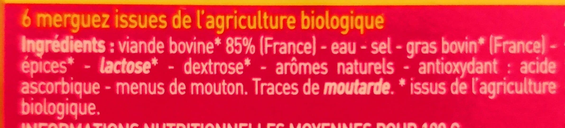 Monoprix Merguez packshot